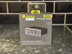 HUNDA Supercharger Station 210W 4 Ports USB C a Desktop Charging Hub
