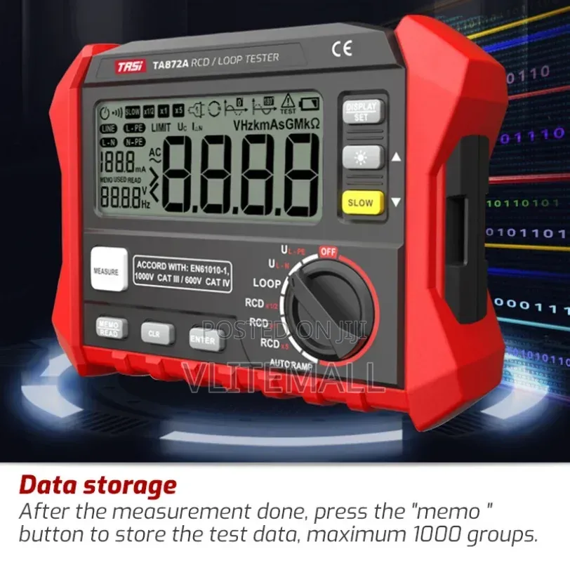 Earth Resistance Tester Rcd+loop Tester