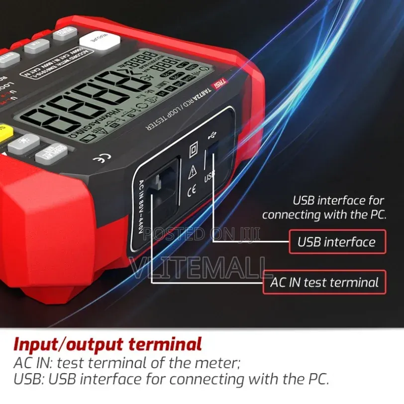 Earth Resistance Tester Rcd+loop Tester