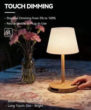 Cordless Outdoor Indoor Table Lamp Touch Dimming