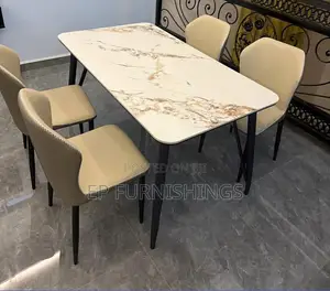 4 Seater Marble Dining Set
