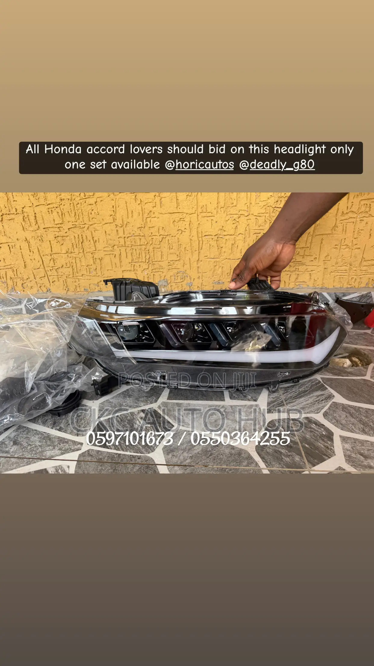 Honda Accord 2018 to 2021 Full LED Headlight
