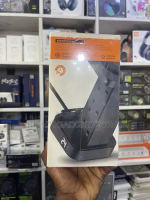 Tower Power Socket With Wireless Charging– Charging Station