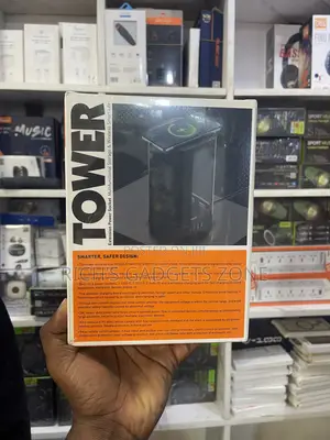 Tower Power Socket With Wireless Charging– Charging Station