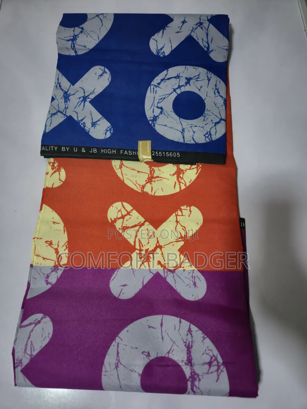 Stylish X and O Combination African Print