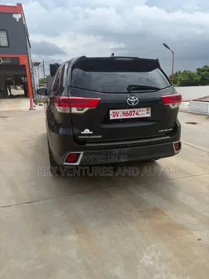 Toyota Highlander Limited 4x2 V6 (3.5L 6cyl 8A) 2018 Black