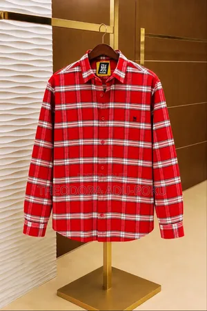 Men Check Long Sleeves Shirt