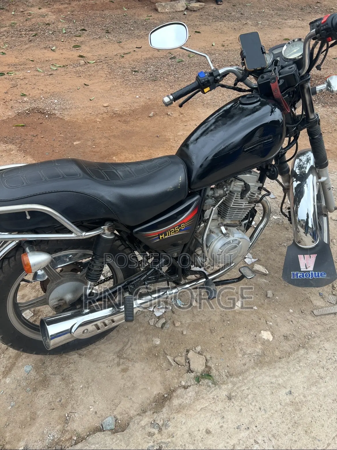 Haojue HJ125-8K 2020 Black