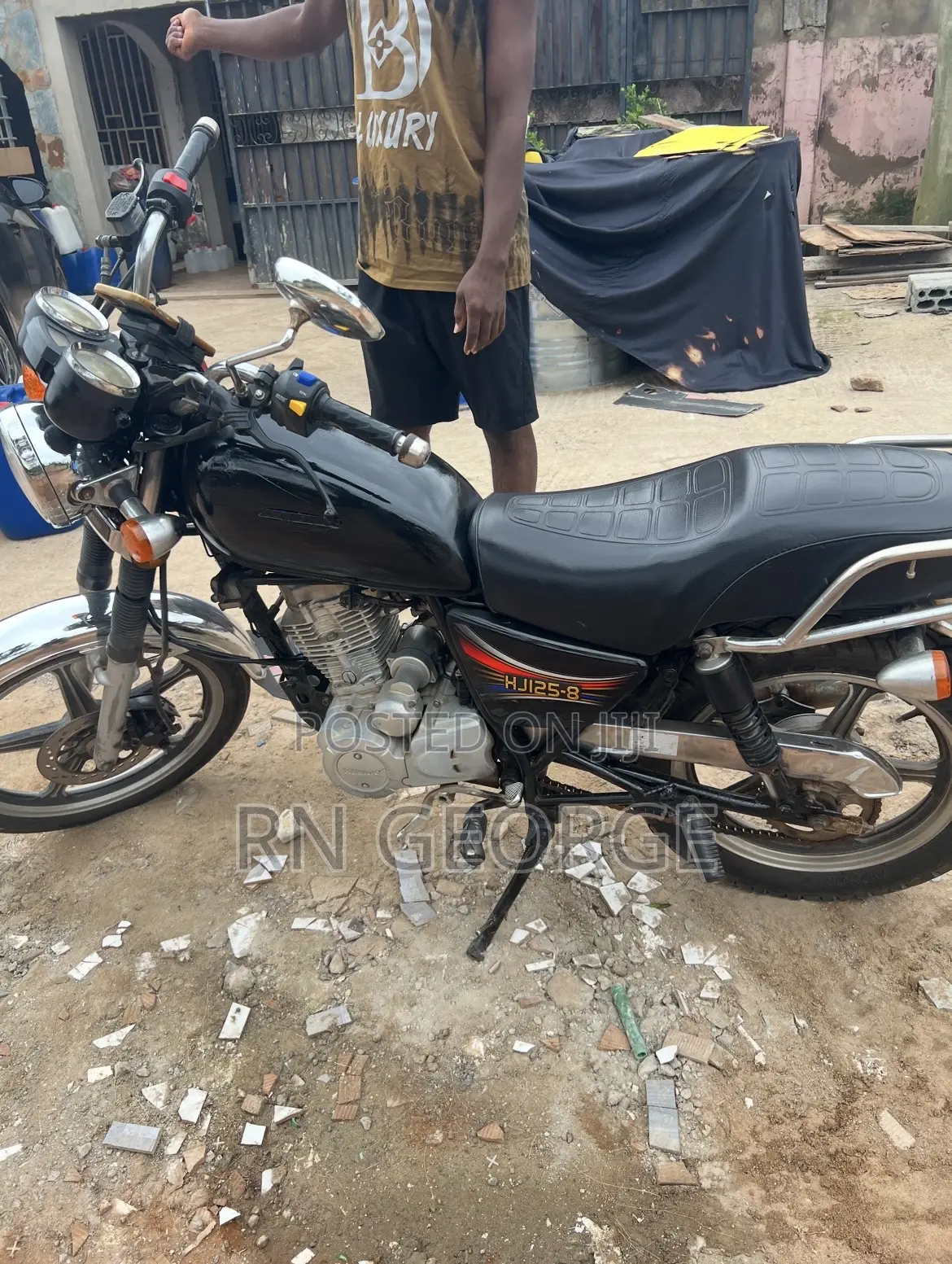 Haojue HJ125-8K 2020 Black