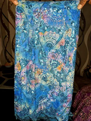 Classy Lace With Sequins Available in 5 Yards