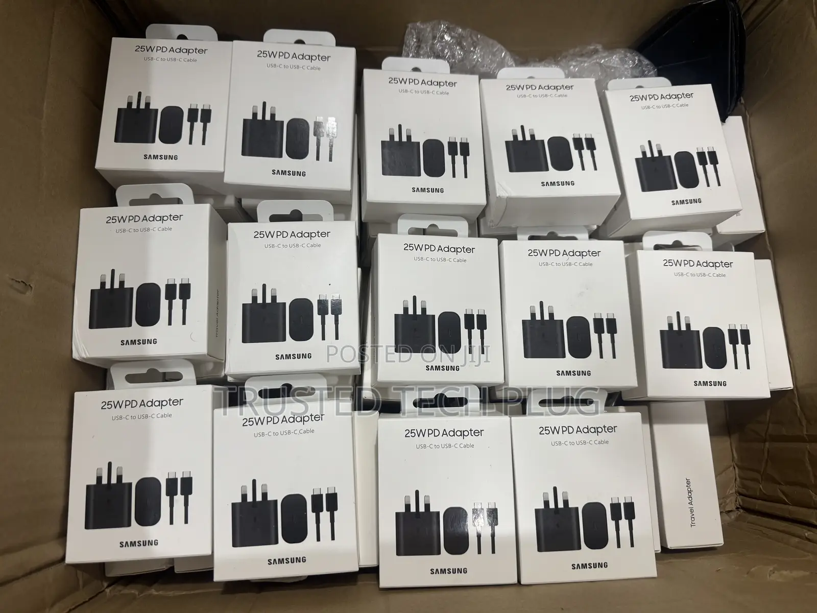 Original Samsung 25w Pd Type C to C Charger From America in Stock