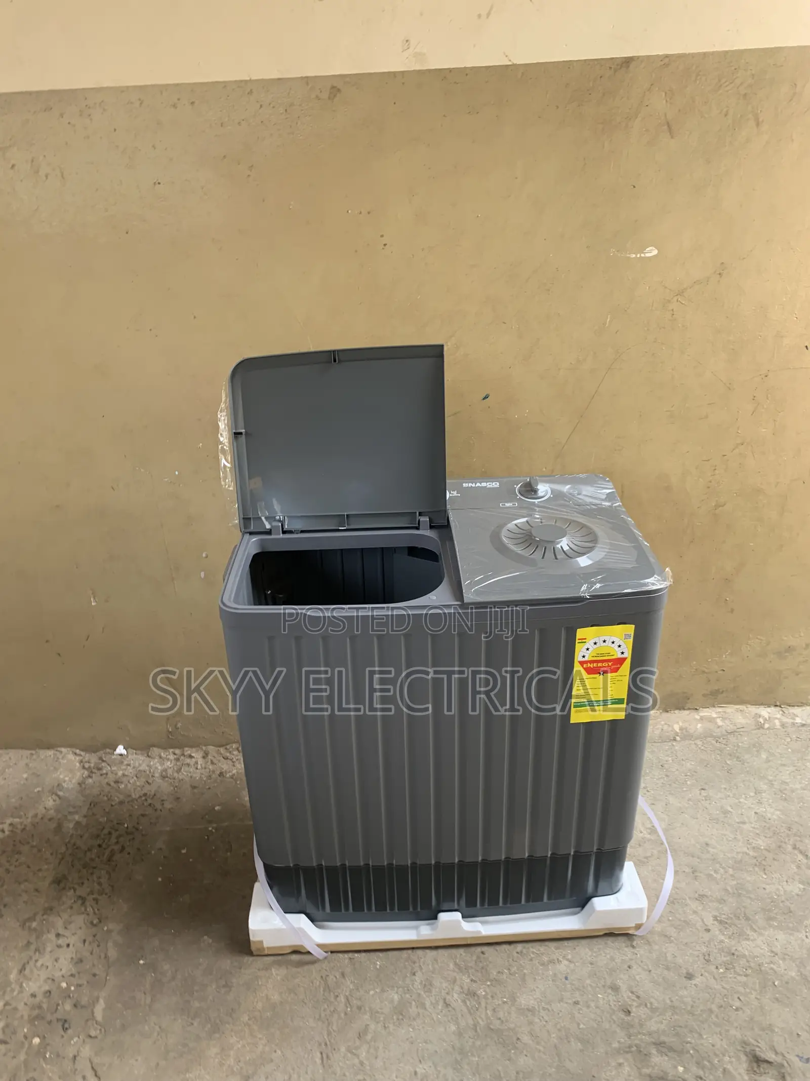 Top Load WashingMachine SemiAutomatic Nasco 8kg TwinTub