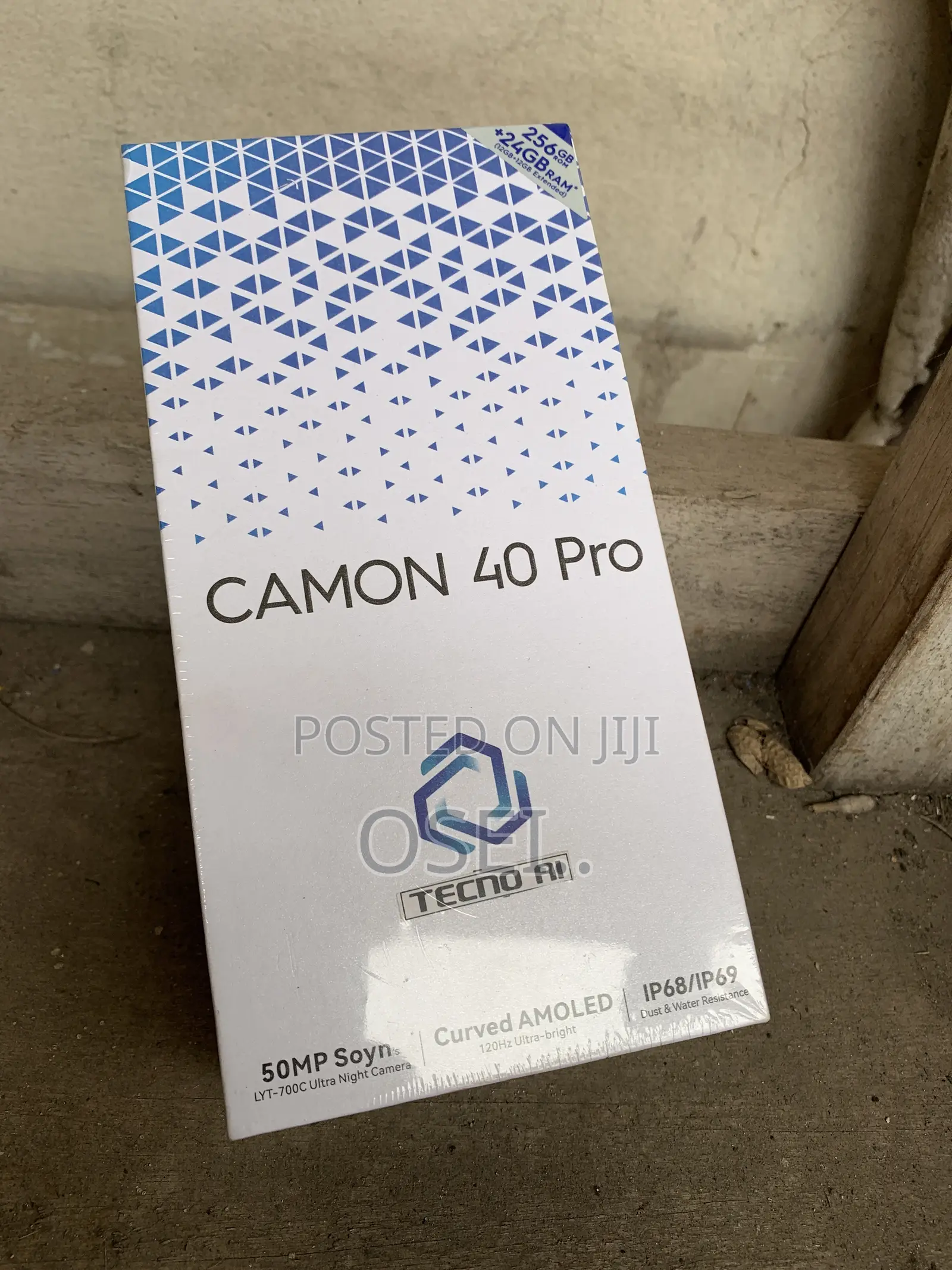 New Tecno Camon 40 Pro 5G 256 GB Black