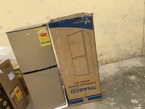 Nasco 136L Double Door Refrigerator