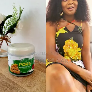 Poka Organic Glow Soap 500ml ( Treats Skin Blemishes, Dark Spots Etc)