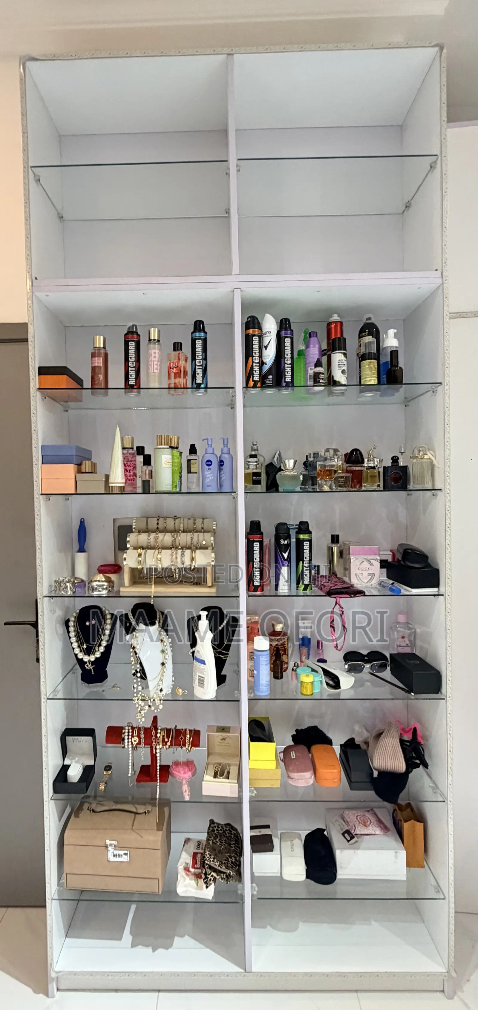 Glass Closet Shelves