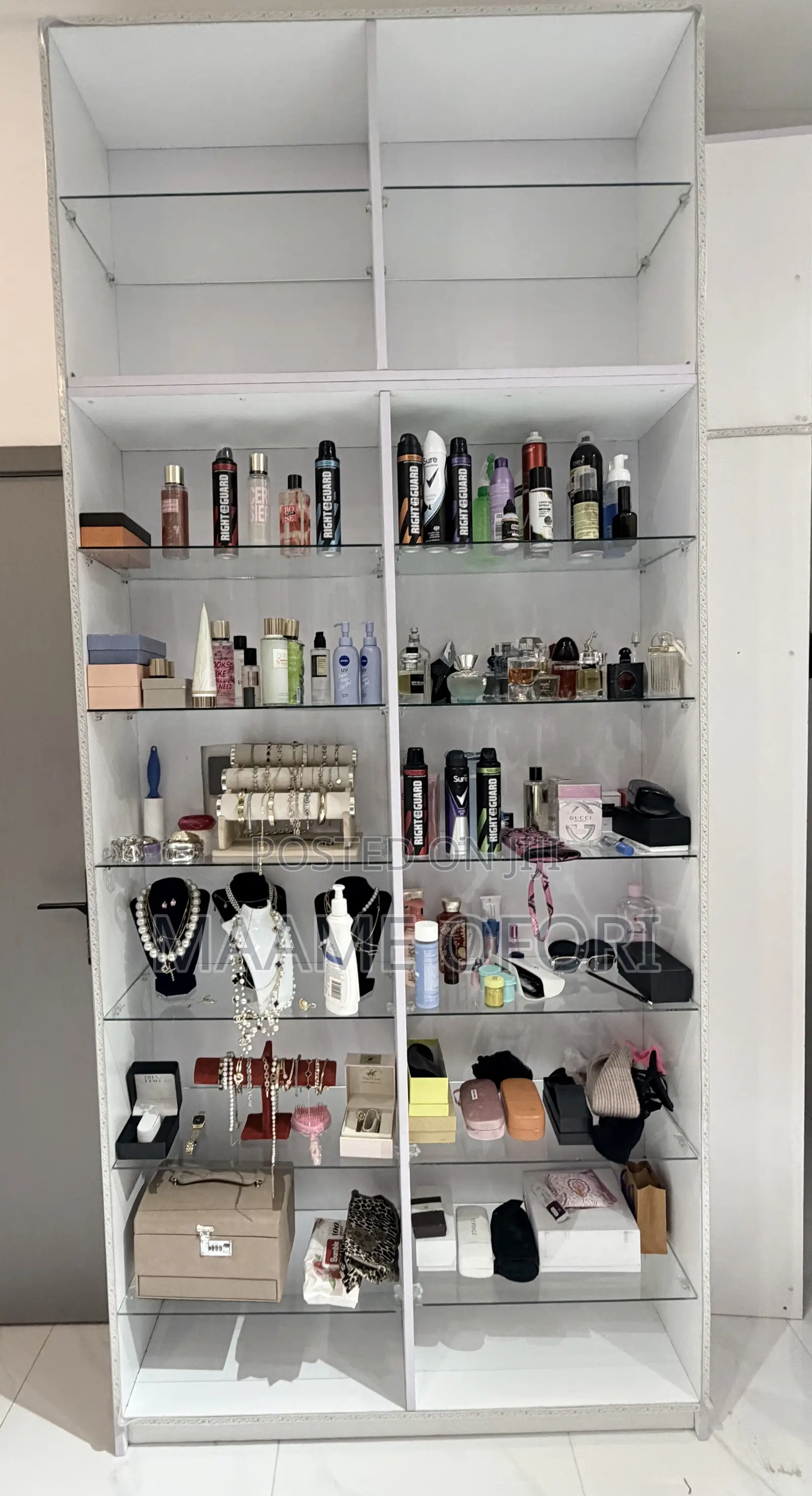Glass Closet Shelves