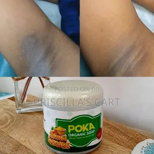 Poka Organic Glow Soap 500ml ( Treats Skin Blemishes, Dark Spots Etc)