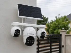 4G 3-Lens Solar Camera