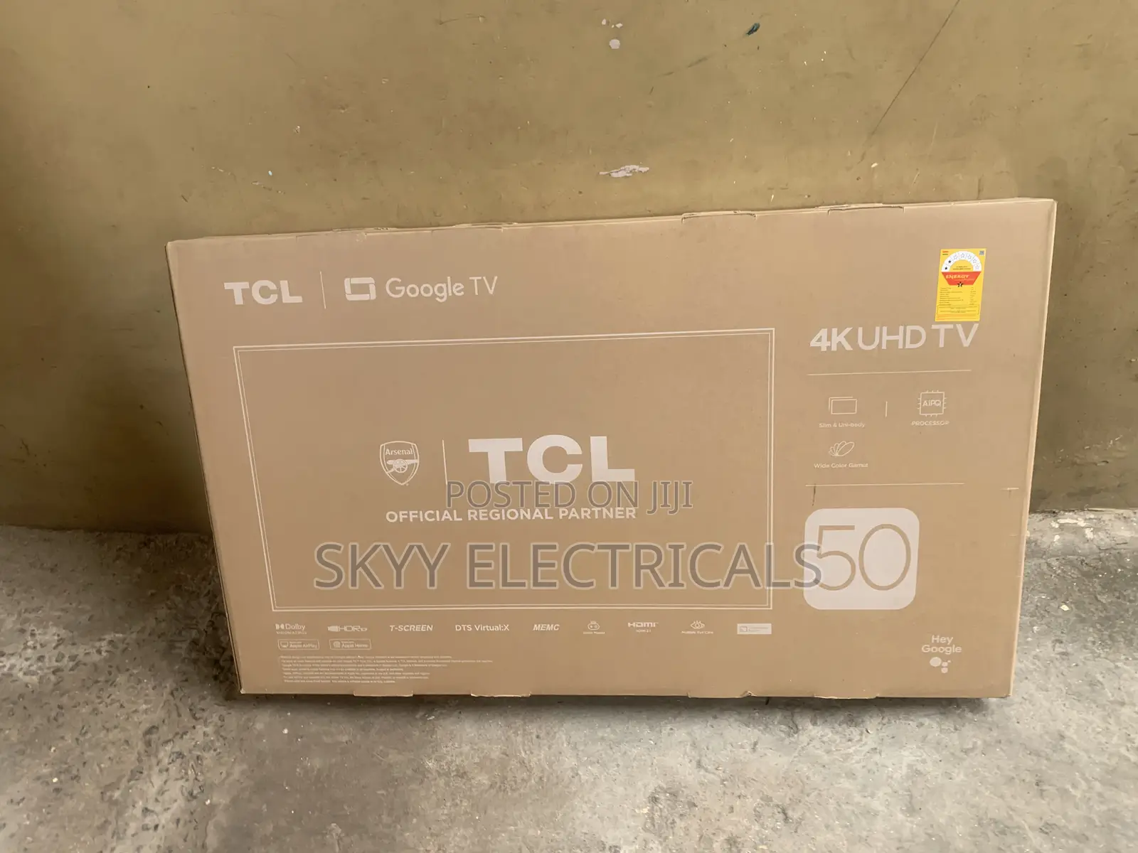 Sleek TCL 50inch Smart UHD TV