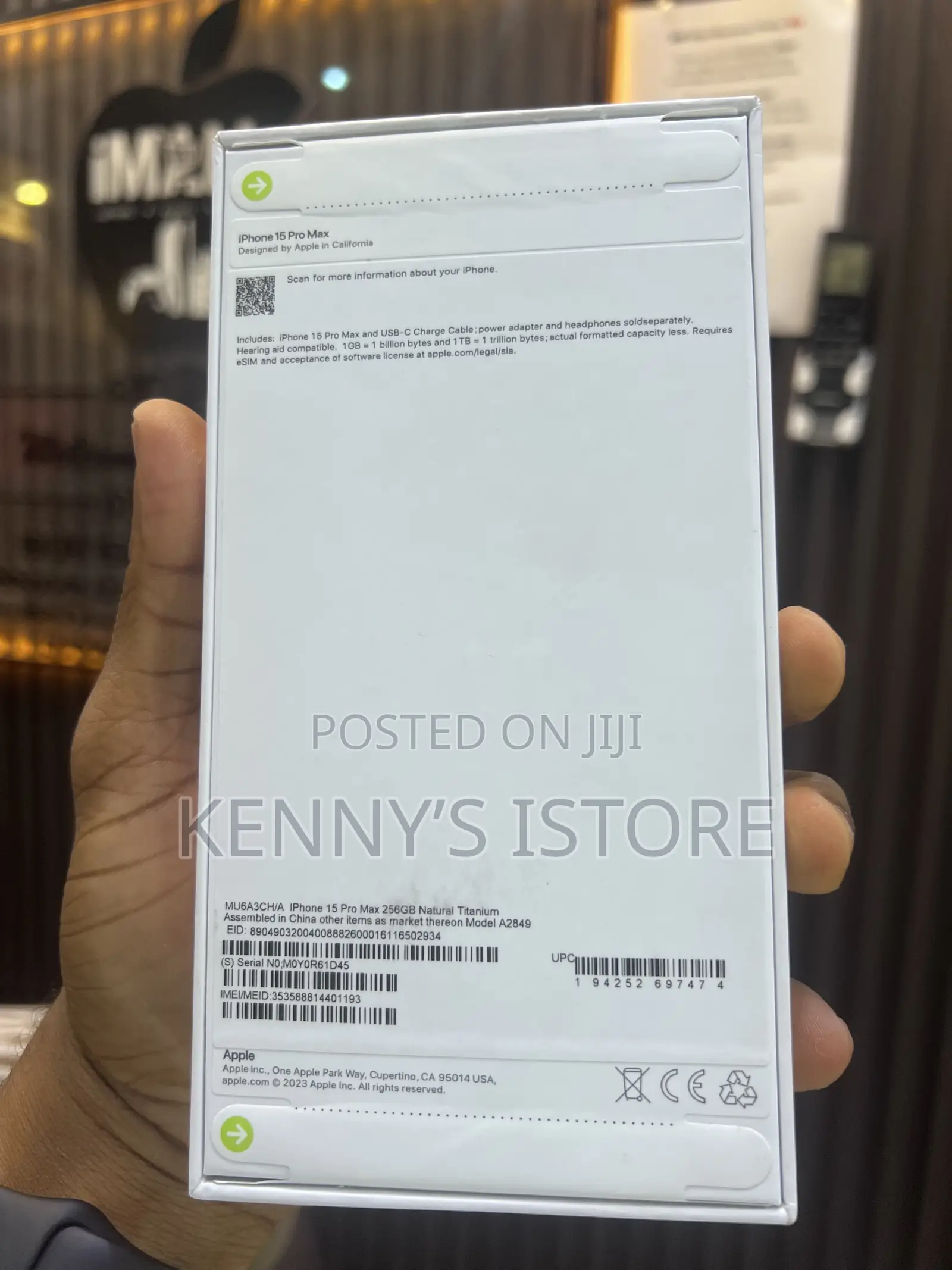 New Apple iPhone 15 Pro Max 256 GB
