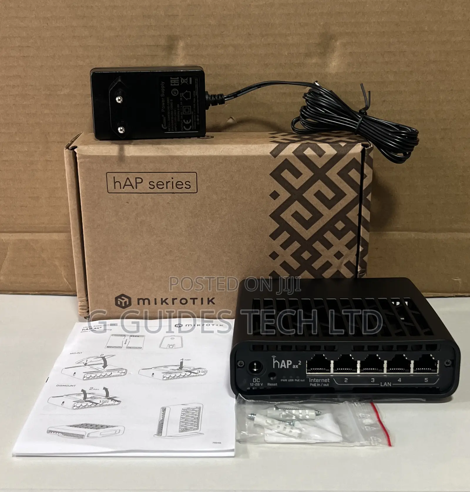 MikroTik hAP Ax2 Dual-Band Wireless Router Wi-Fi 6