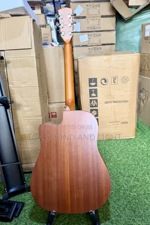 ACL 6 Strings Acoustic Guitar With Cutaway Body Style