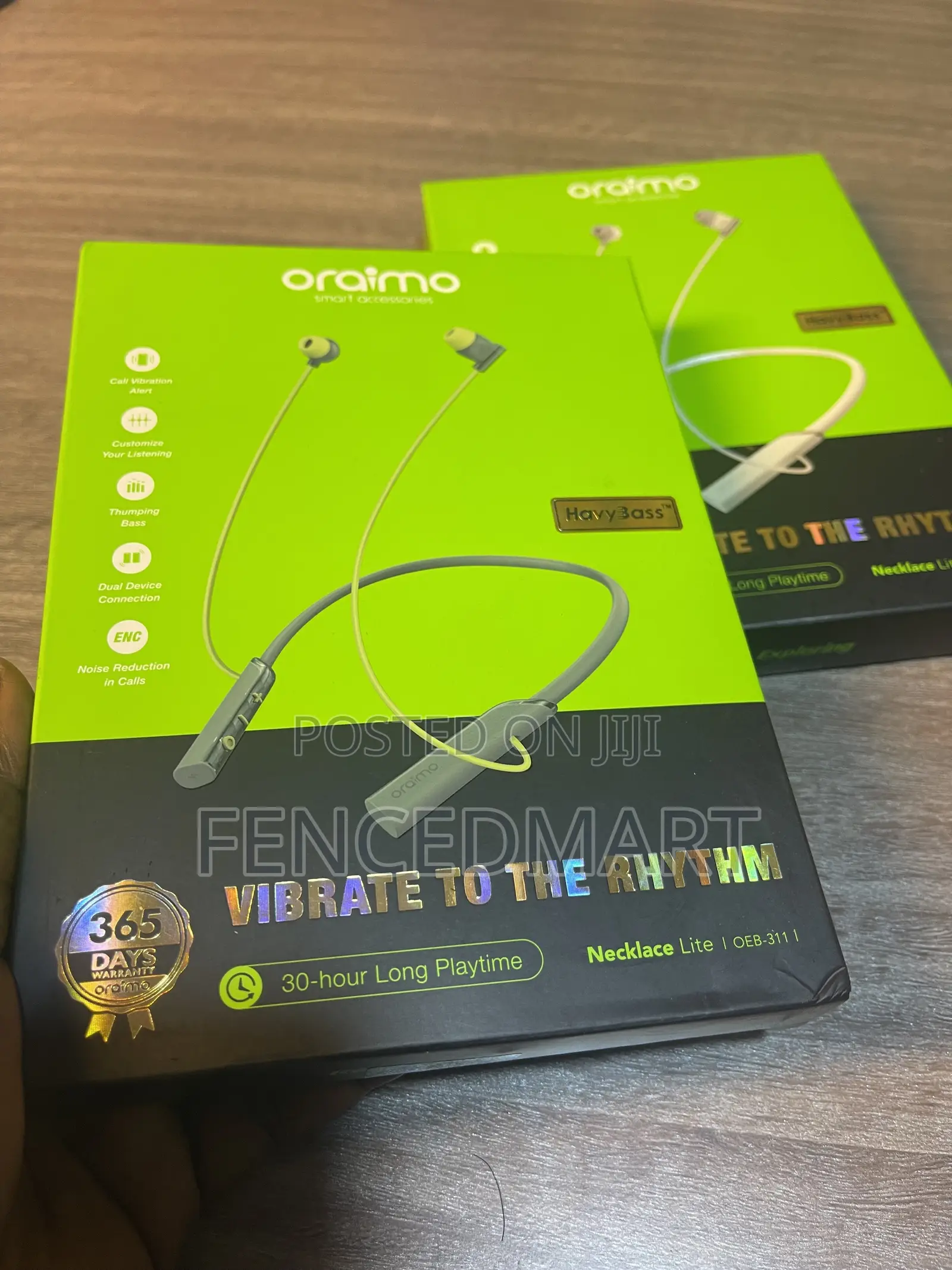 Oraimo Necklace Lite Wireless Bluetooth Neckband Earphones W