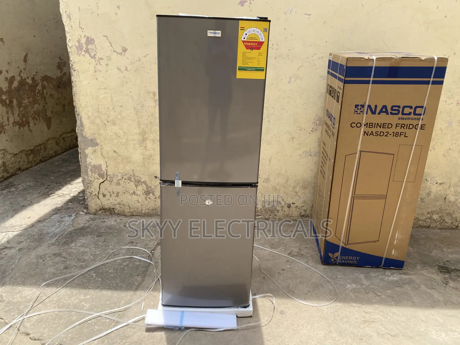 Affordable Nasco 158litres DoubleDoor Fridge