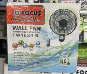 Focus 16”wall Fan With Remote Control