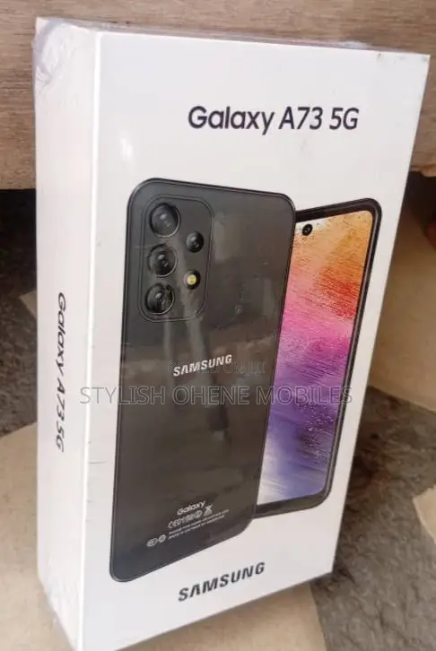 New Samsung Galaxy A73 5G 256 GB Black