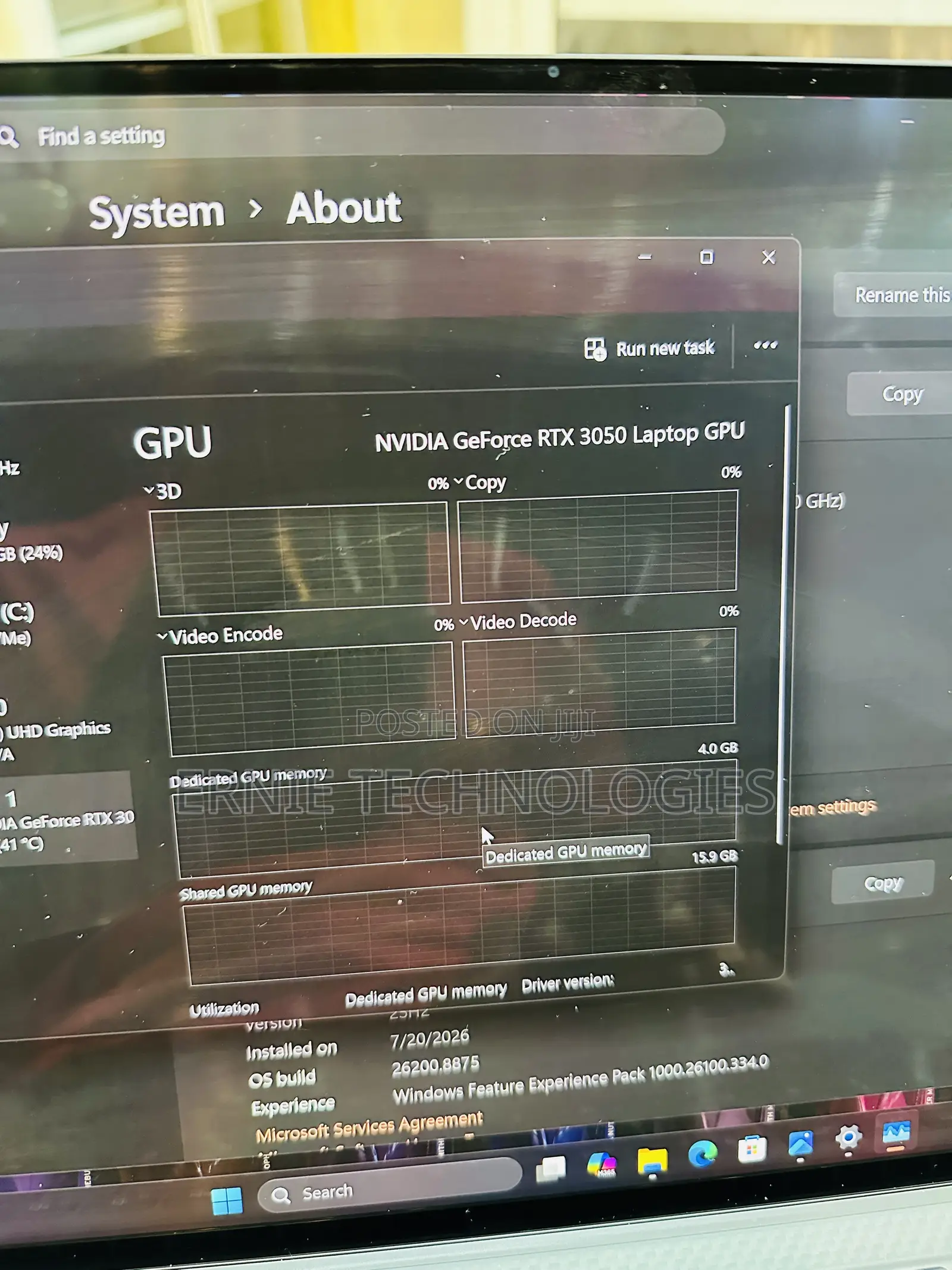 Laptop Dell XPS 15 9510 32GB Intel Core i7 SSD 512GB