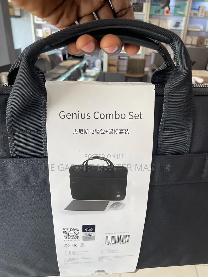 Wiwu Genius Laptop Bag With Mouse Combo