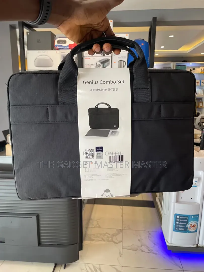 Wiwu Genius Laptop Bag With Mouse Combo