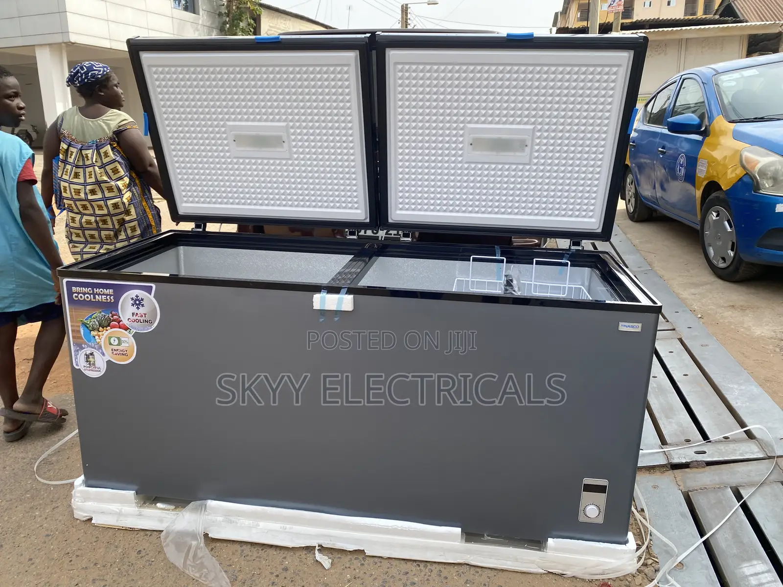 Affordable Nasco 545litres DoubleDoor Chest Freezer