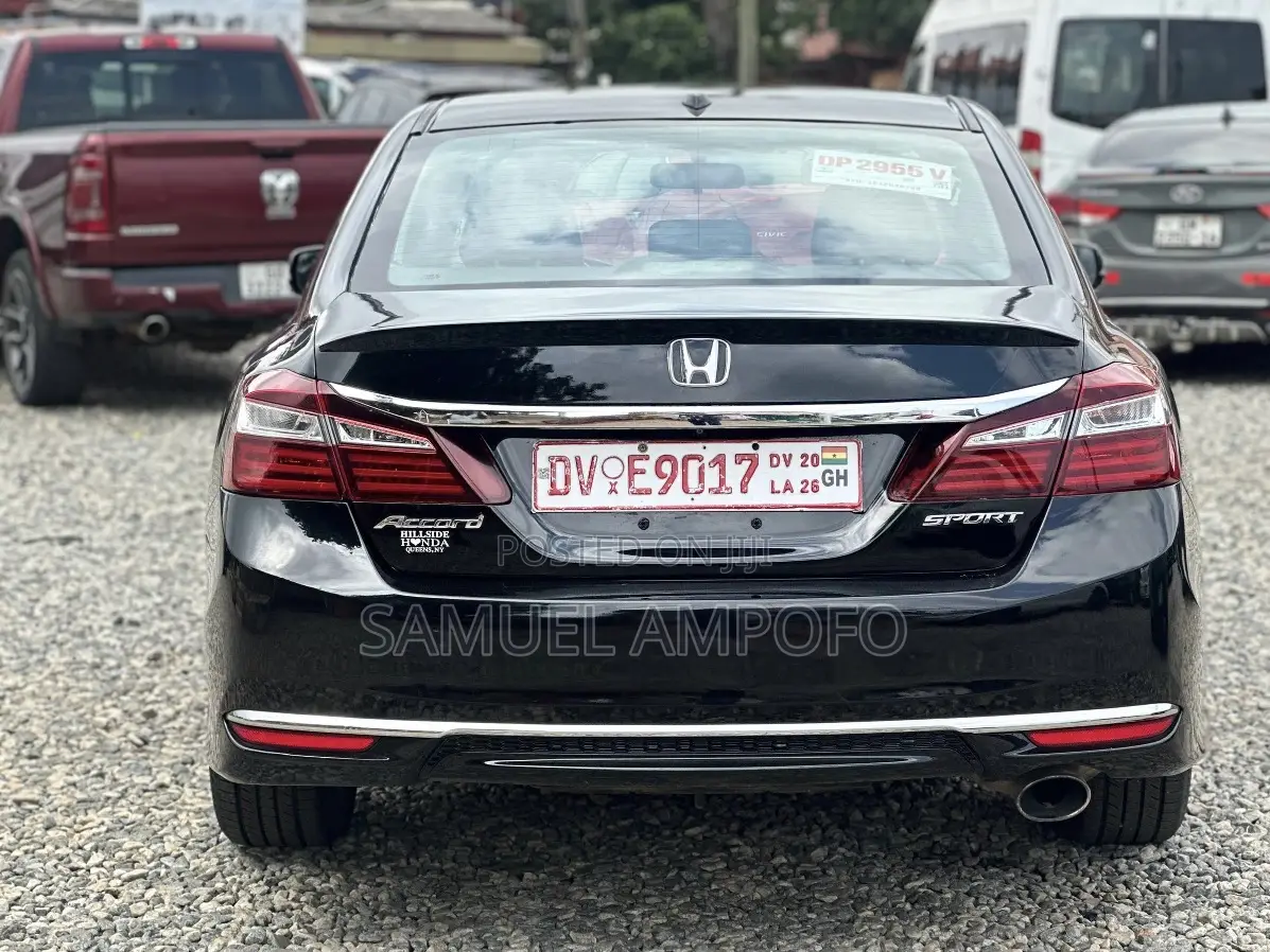 Honda Accord Sport 4dr Sedan FWD (2.4L 4cyl 2A) 2017 Black