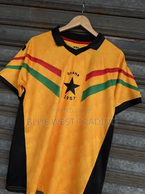 Ghana 1957 Retro Jersey _ Ghana Retro Jersey
