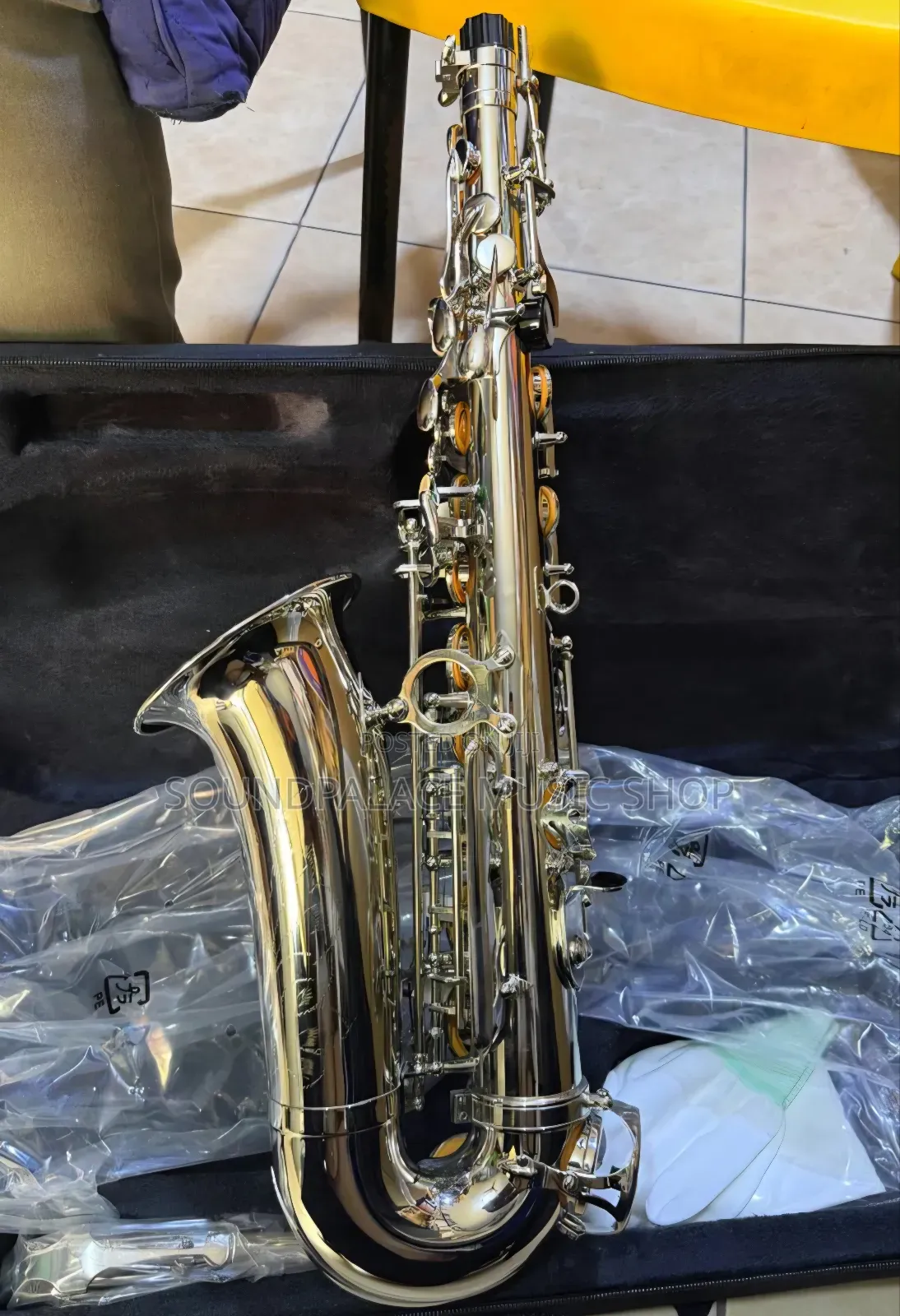 Silver-Plated Alto Saxophone