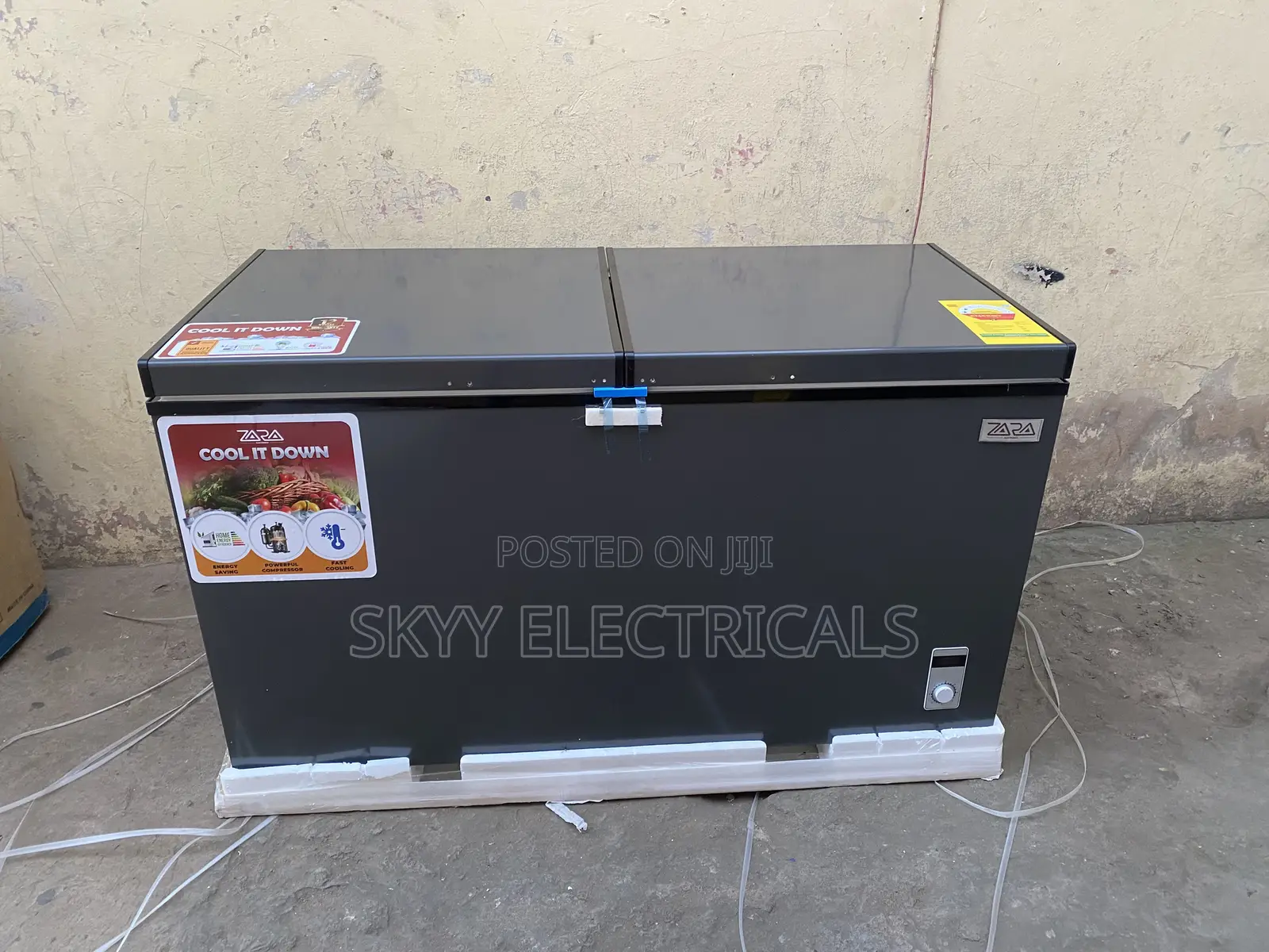 Authentic 450litres DoubleDoor Chest Freezer Zara 650fl-Dd