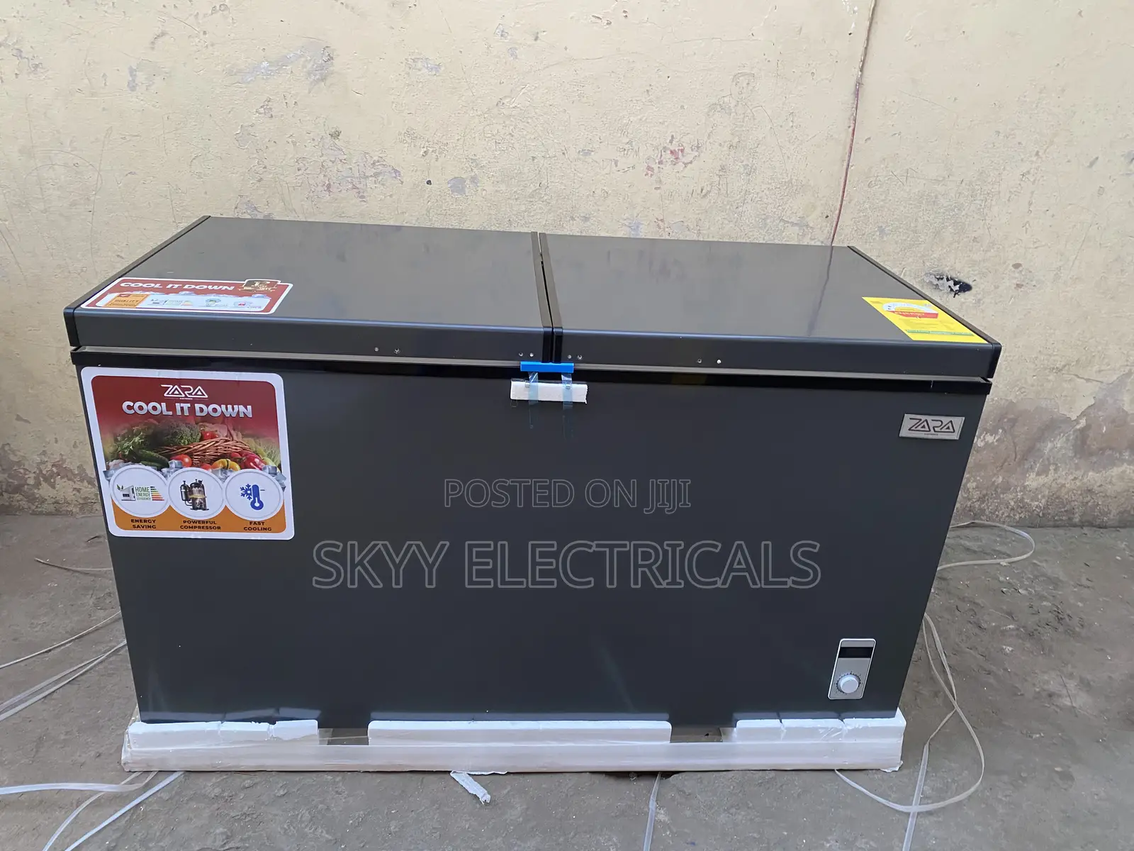 Authentic 450litres DoubleDoor Chest Freezer Zara 650fl-Dd