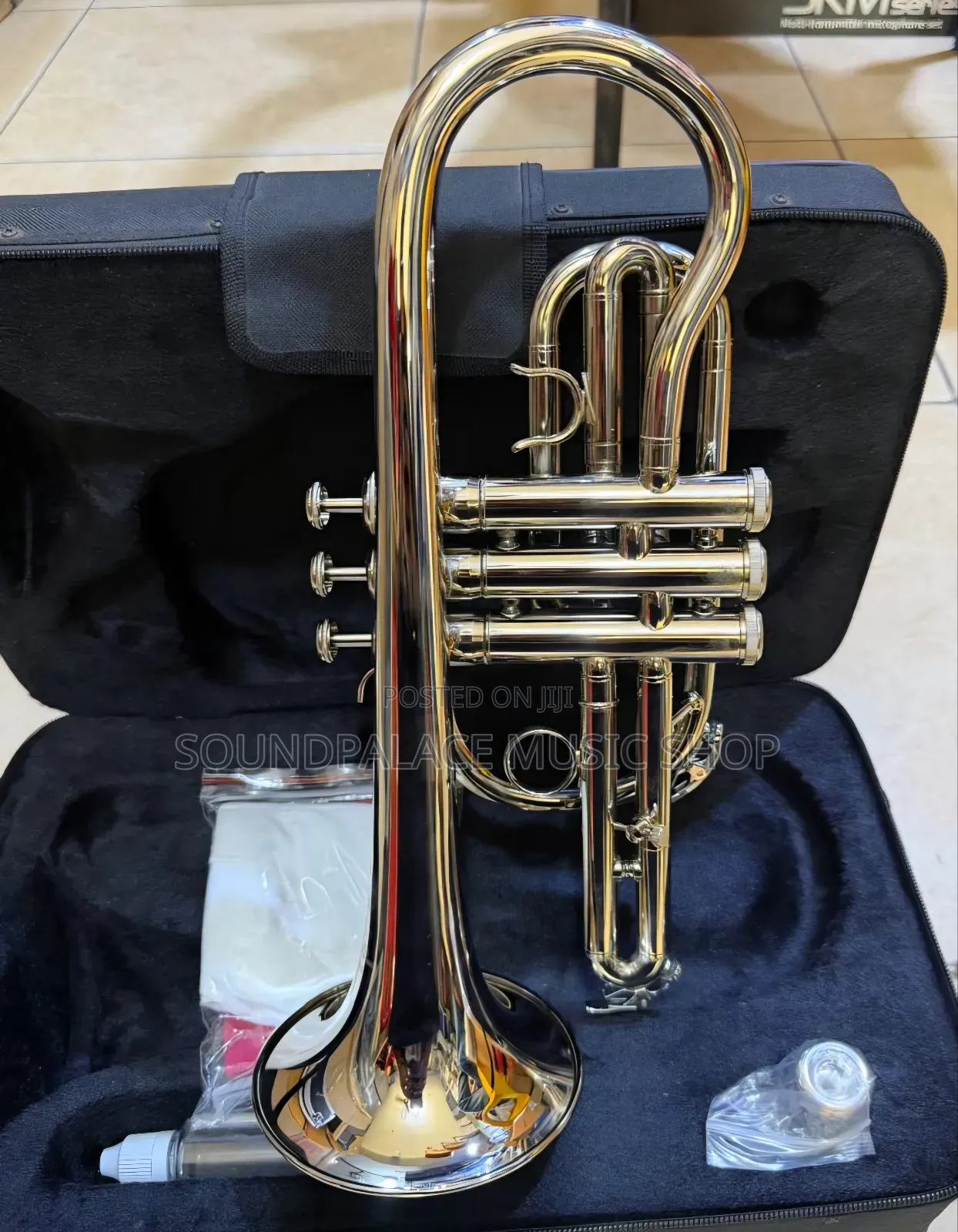 Silver-Plated Cornet