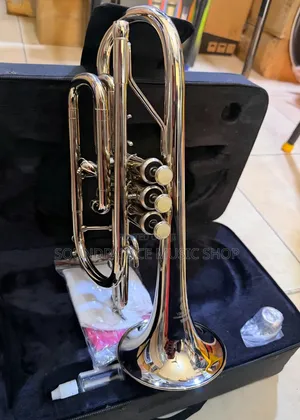 Silver-Plated Cornet