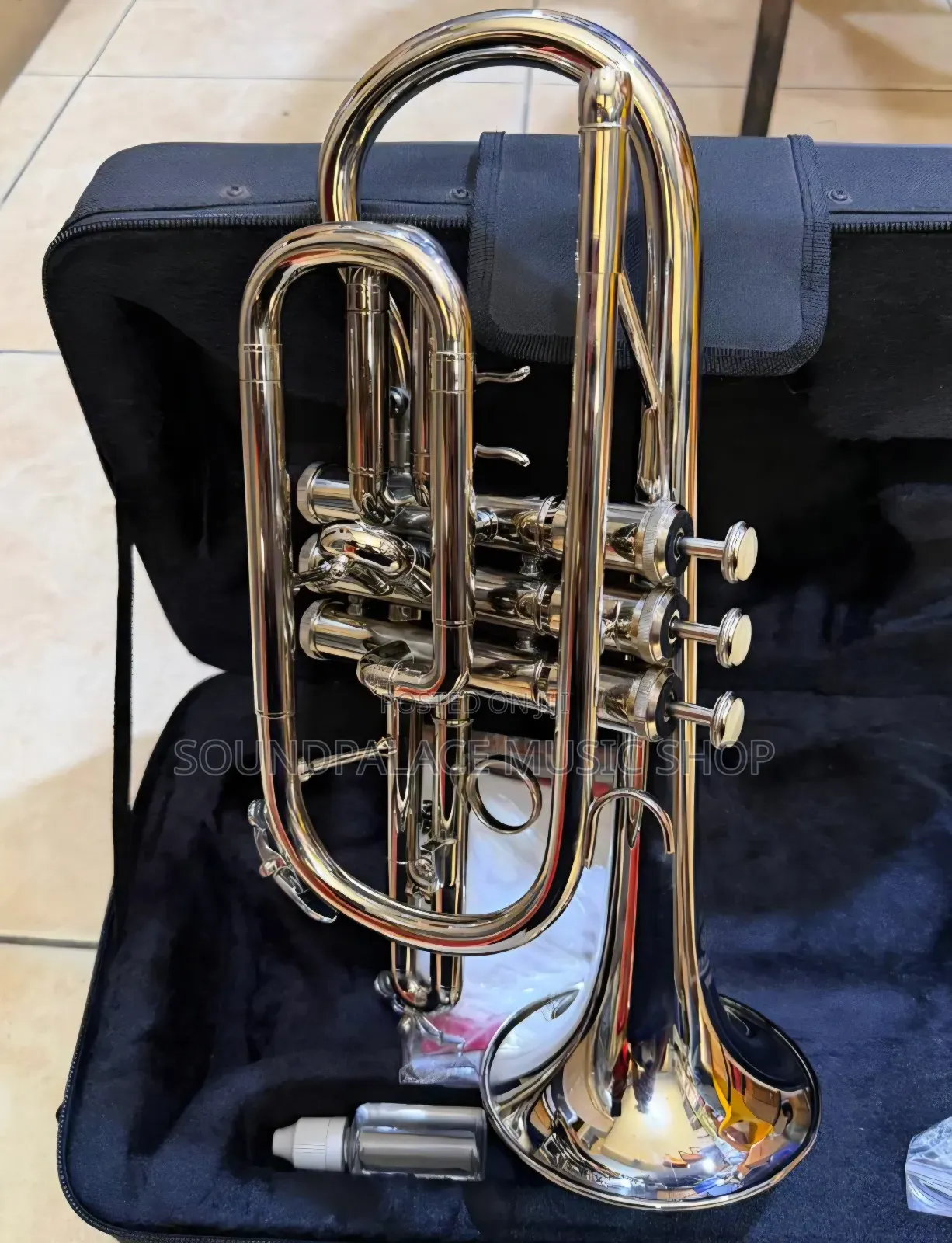 Silver-Plated Cornet
