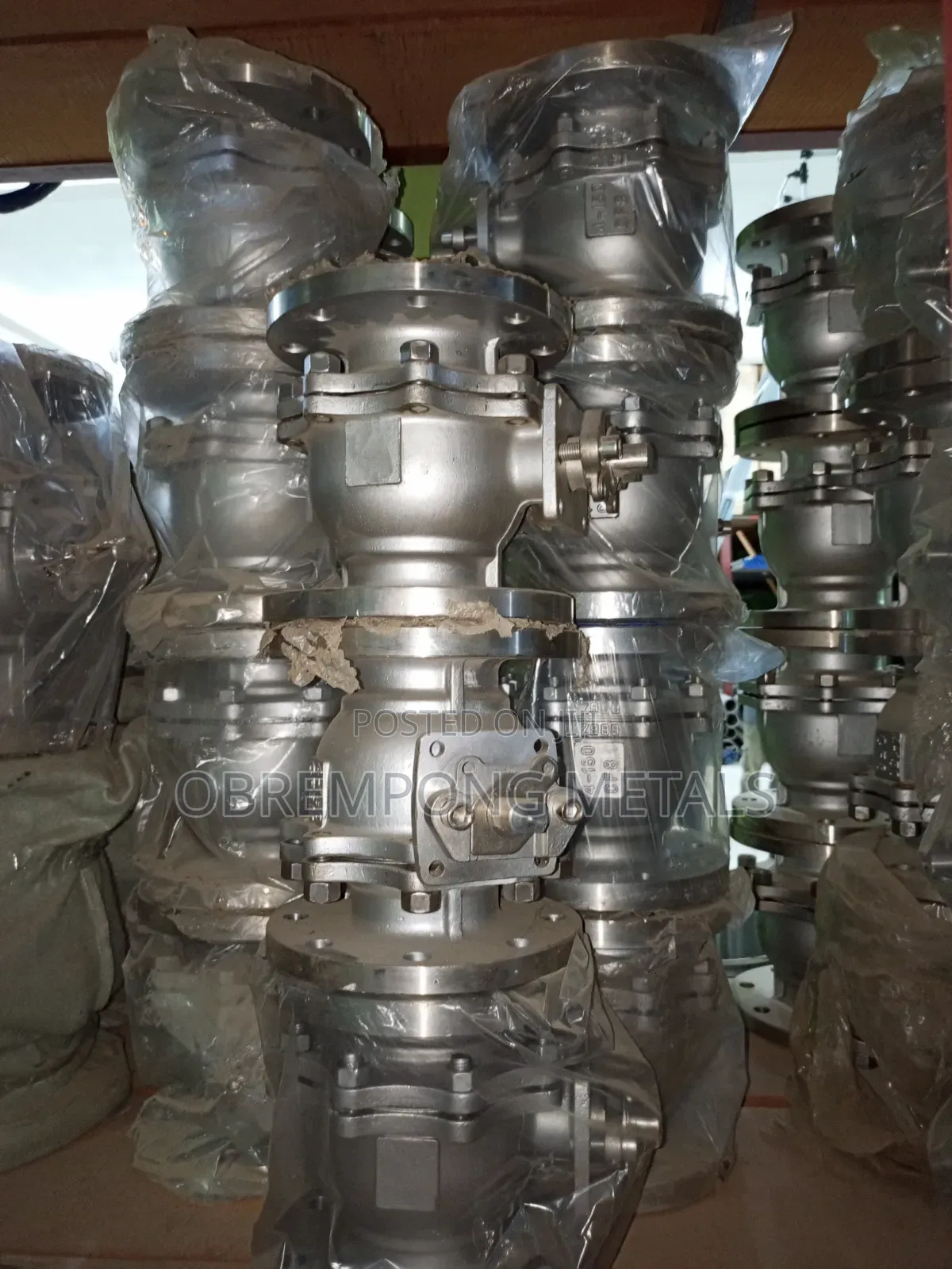 4" Stainless Ball Valve 150lbs Cf8
