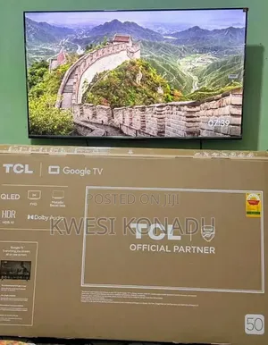 2026 New TCL Qled 50 Inches Google Slim Frameless HDR Television