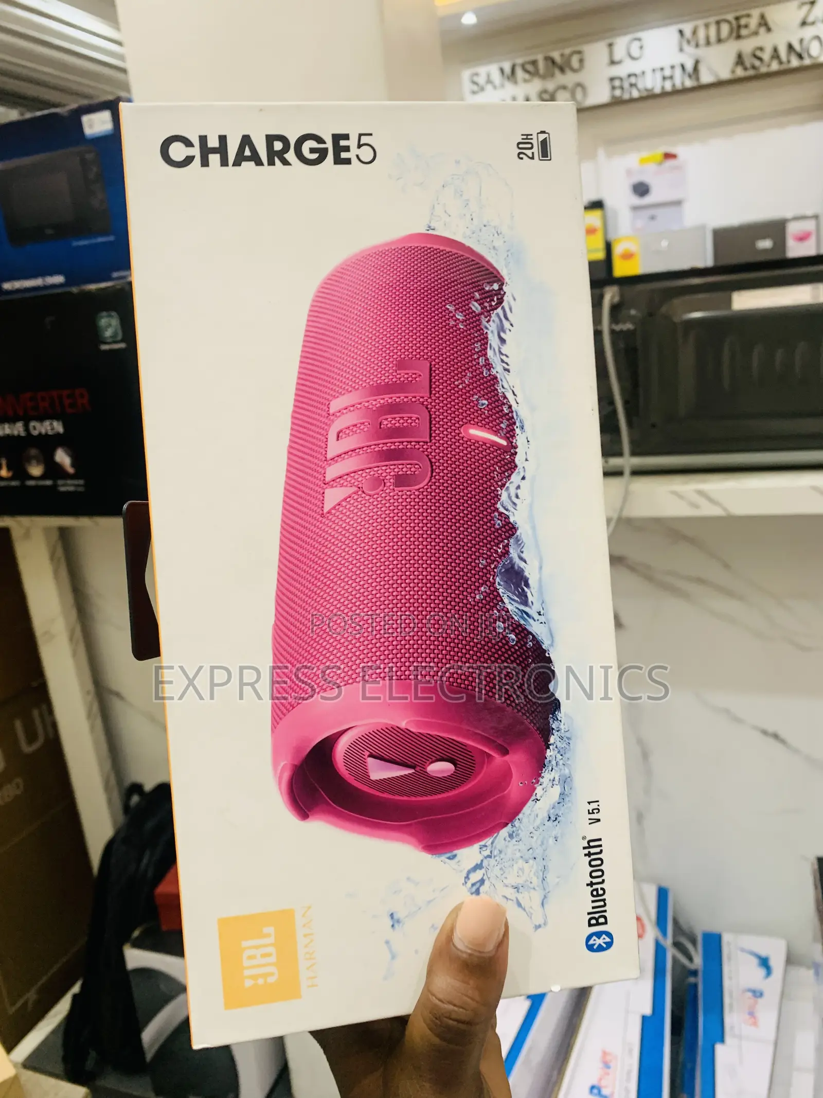 Ultra Modern JBL CHARGE 5 - Portable Bluetooth Speaker IP67 Waterproof