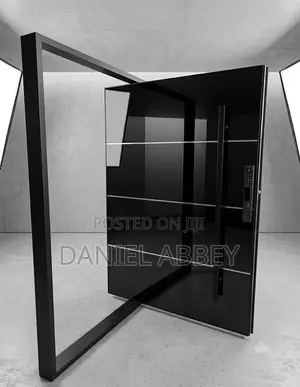 Pivot Security Doors. Aluminum Composite