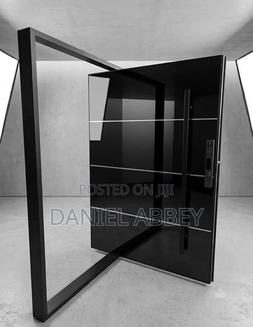 Pivot Security Doors. Aluminum Composite