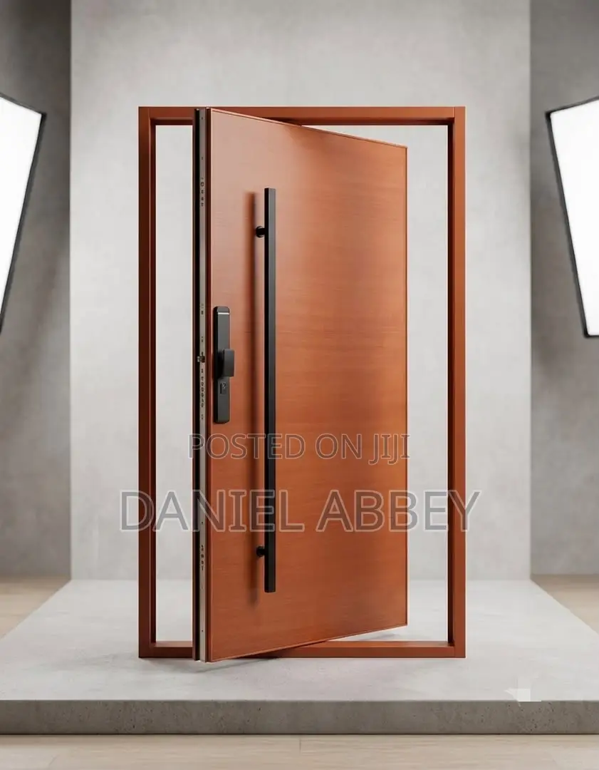 Pivot Security Doors. Aluminum Composite