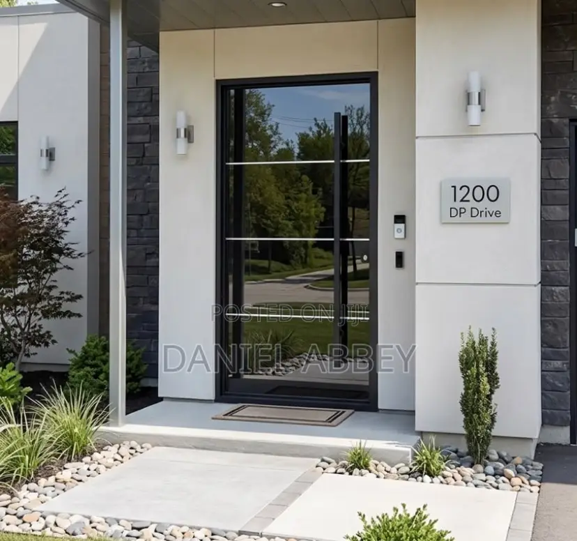 Pivot Security Doors. Aluminum Composite